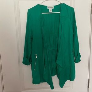 Open front jacket. lightweight